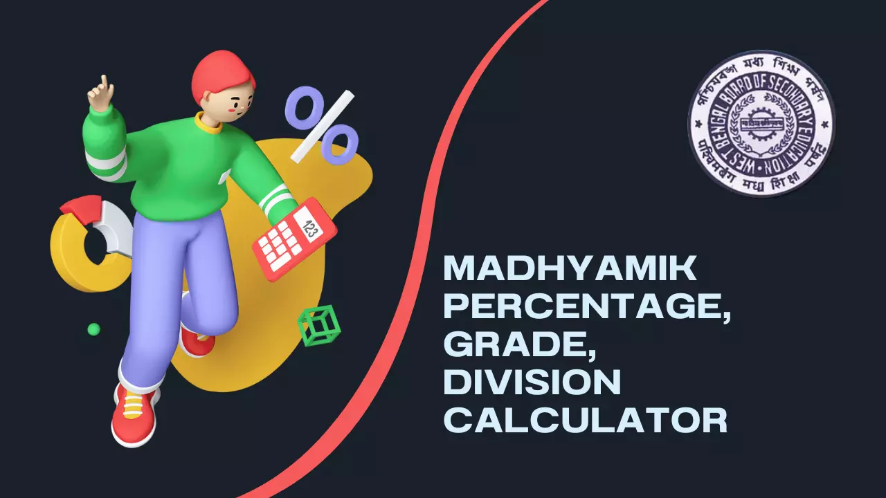 Madhyamik Percentage, Grade, Division Calculator