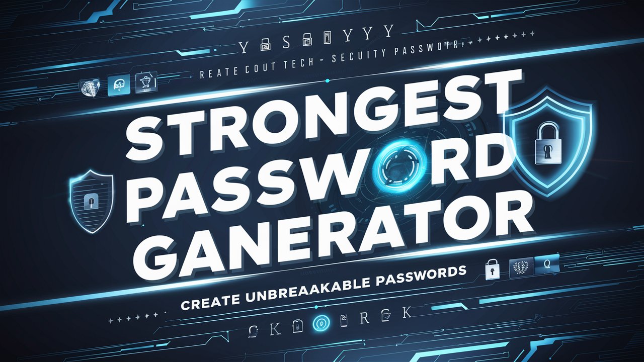 Ultimate Password Generator Strongest Password Generator