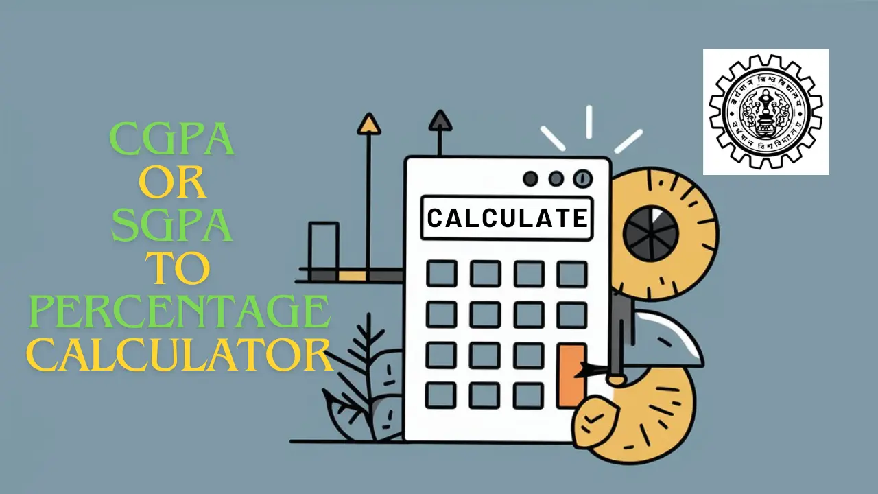 Burdwan University CGPA or SGPA to Percentage Calculator