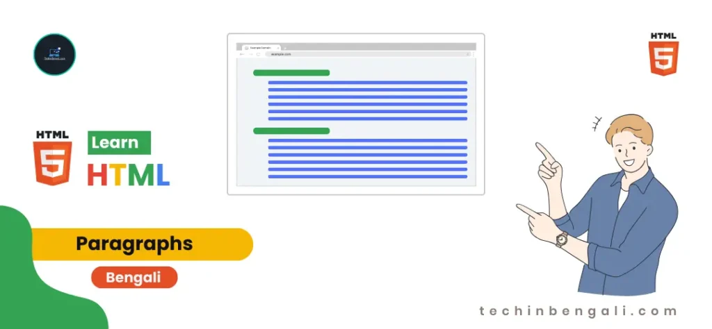 HTML Paragraph in Easy Bengali 2024 2 Title 6 TechInBengali.Com