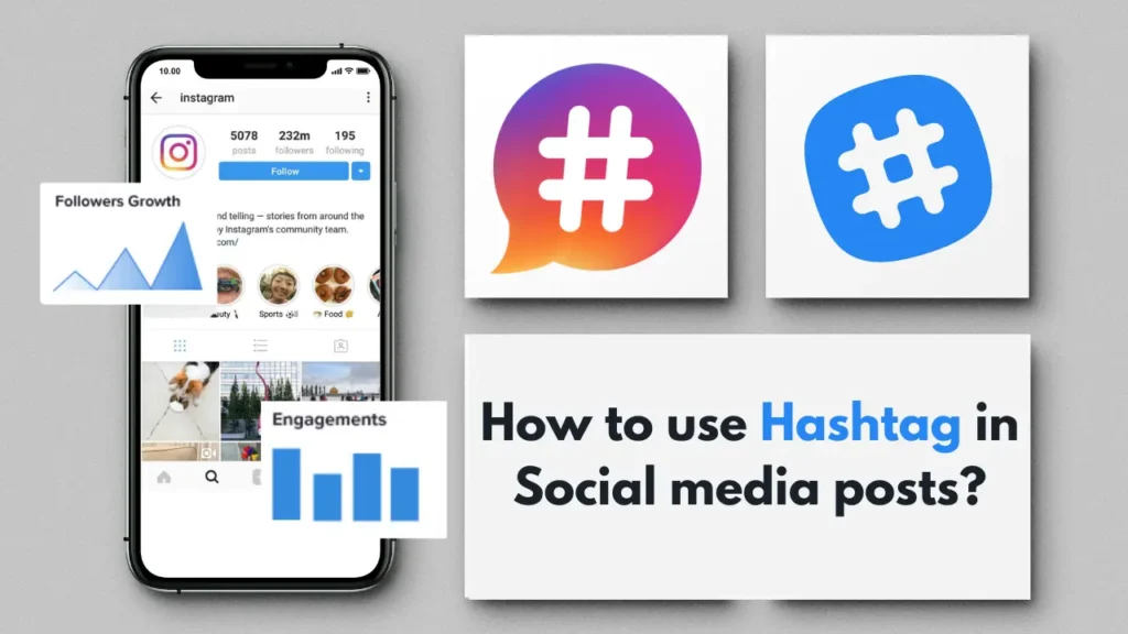 Hashtag in Social media posts